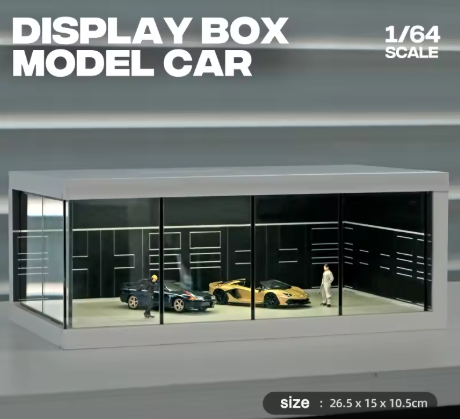 1:64 SCALE CAR MODEL DISPLAY GARAGE