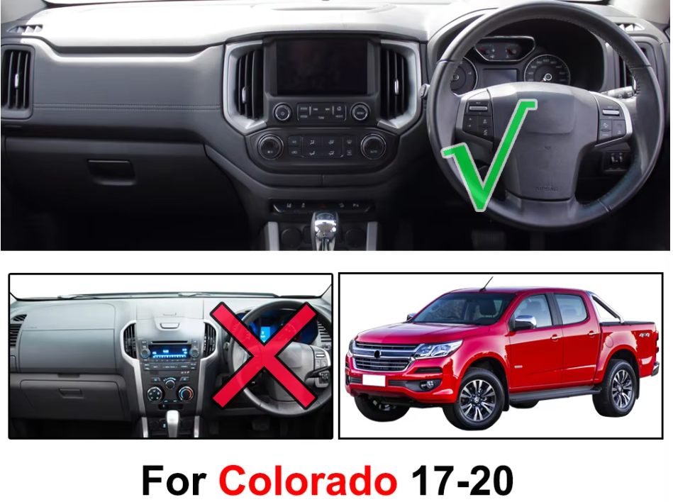 HOLDEN COLORADO DASH MAT 2016 - 2020 HEADS UP DISPLAY