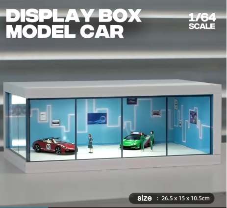 1:64 SCALE CAR MODEL DISPLAY GARAGE