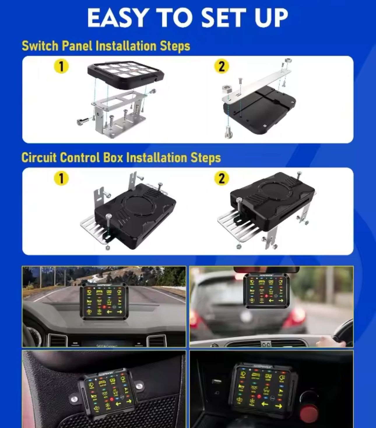 12 Gang Control Switch Panel Wireless