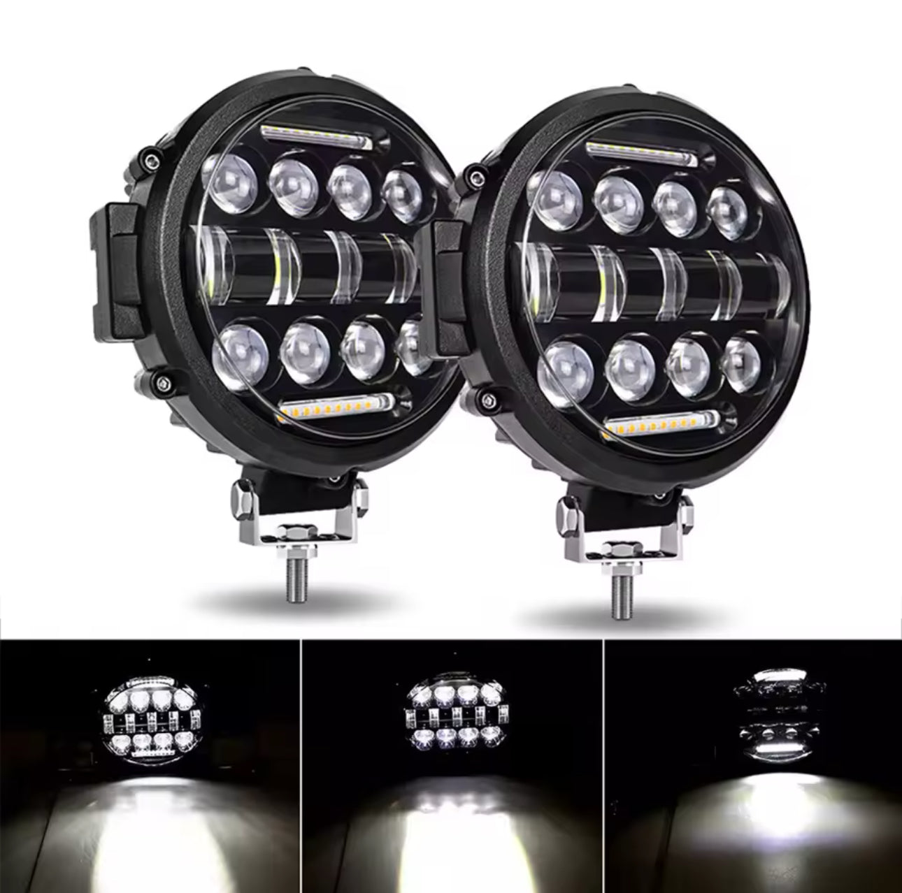 7 Inch LED Spotlights DRL