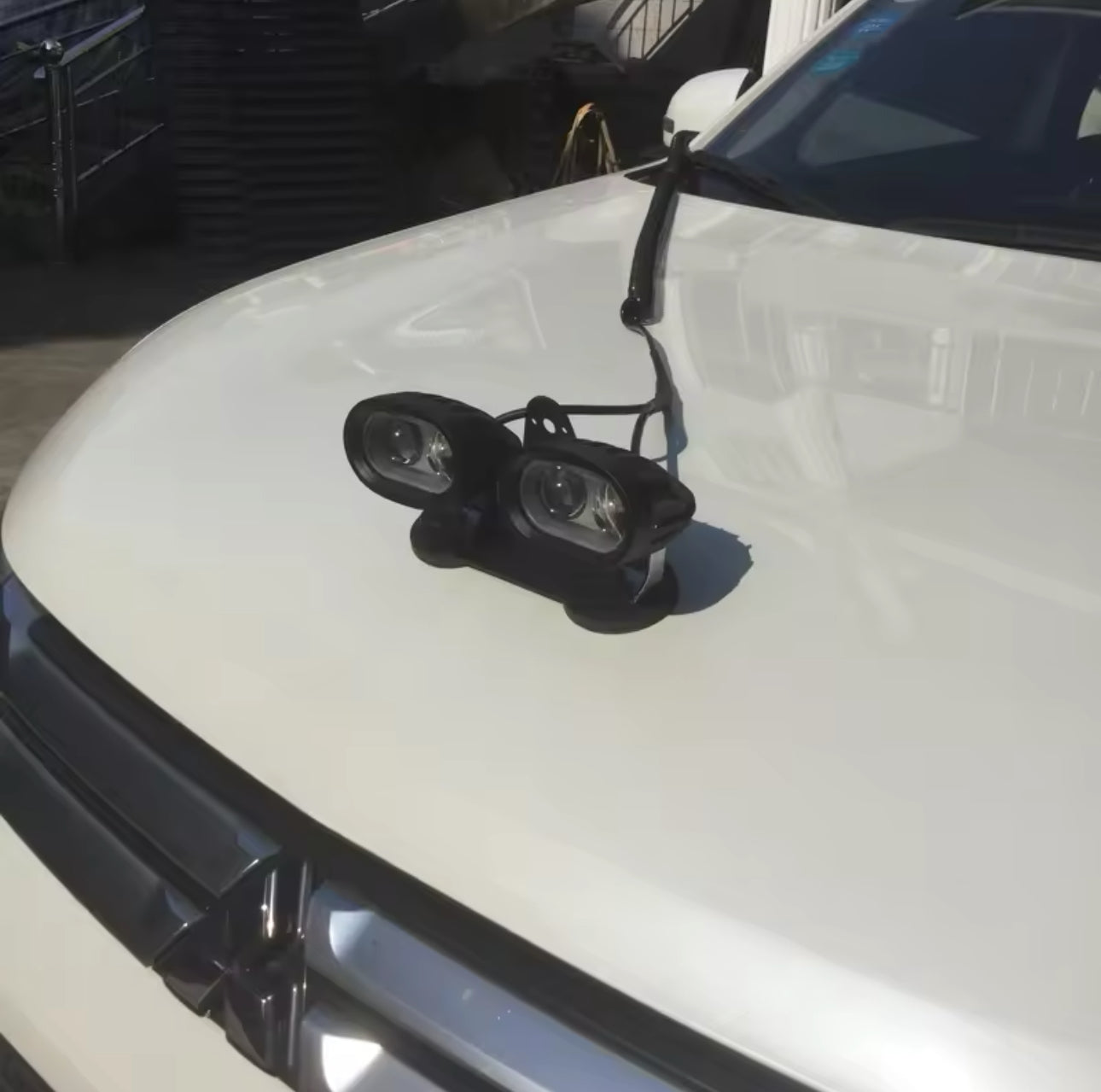 12v Laser LED Bright Spotlight Magnetic Base