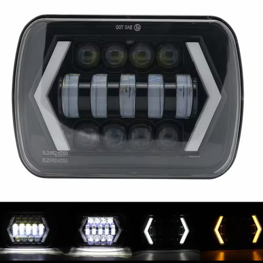 7x6 & 5x7 LED Headlights With DRL.