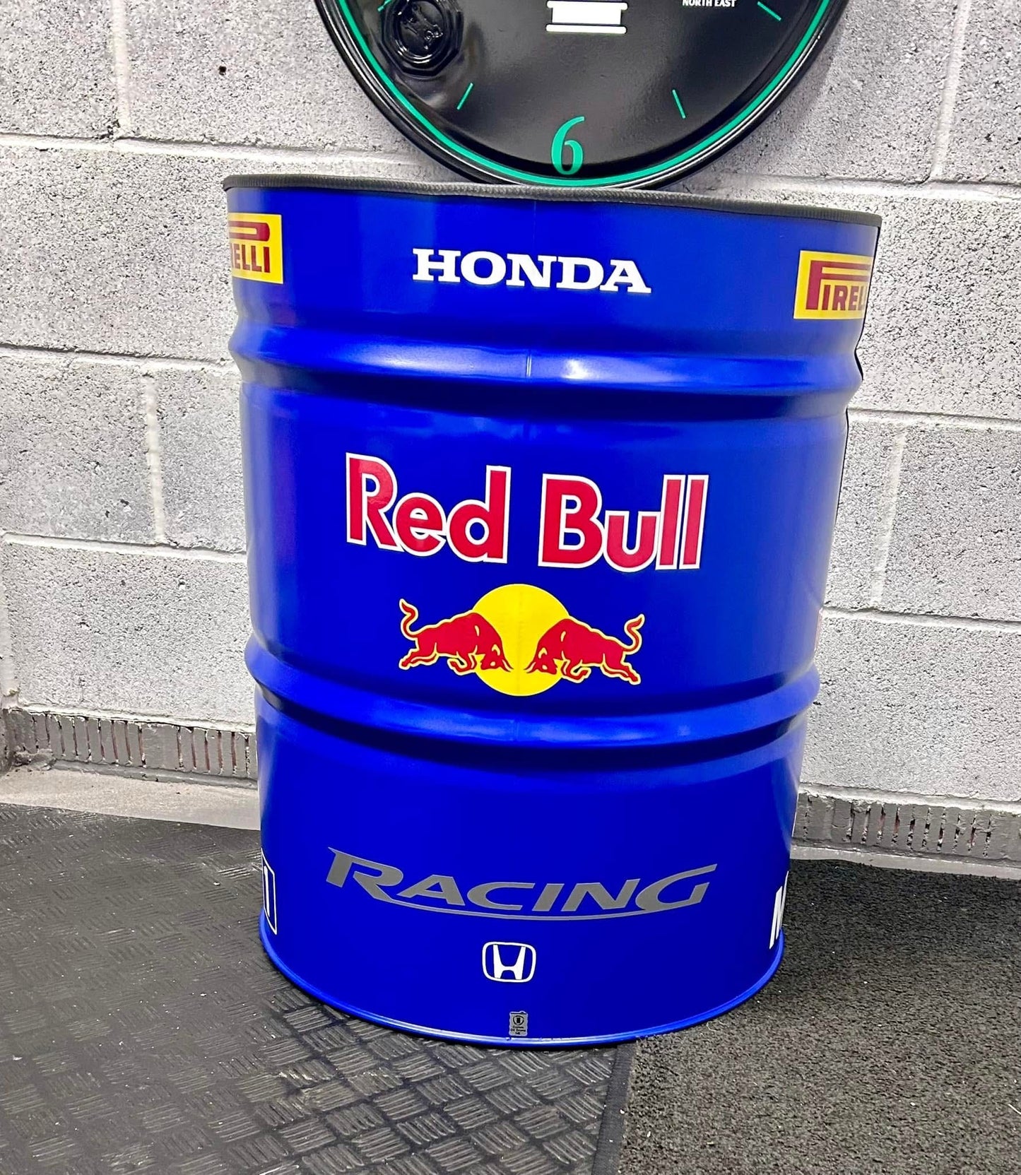 Oil Drum Furniture Custom 5pc Set. 4 Chairs 1 Table.