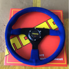 MOMO RACING STEERING WHEEL BLUE