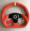 RED SUEDE RACING STEERING WHEEL