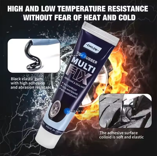 Side Wall Tyre Repair. Tyre In A Tube.