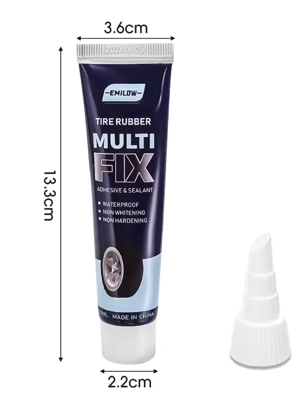 Side Wall Tyre Repair. Tyre In A Tube.