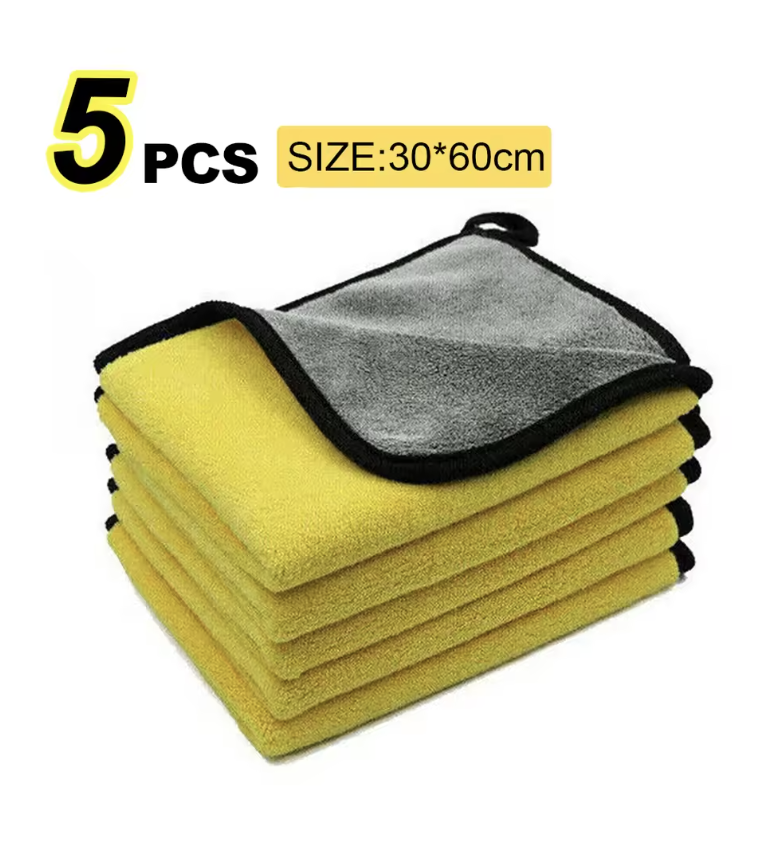 Microfibre Towels 5pc Car Detailing Car Washing