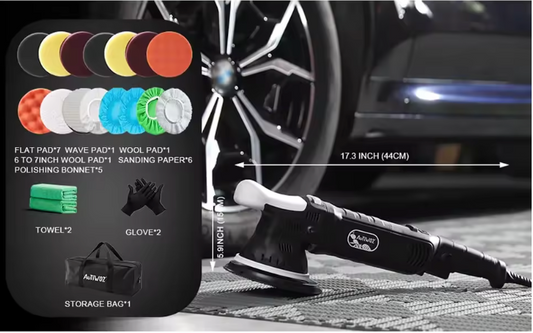 Professional Car Detailing Random Orbital Polisher Kit