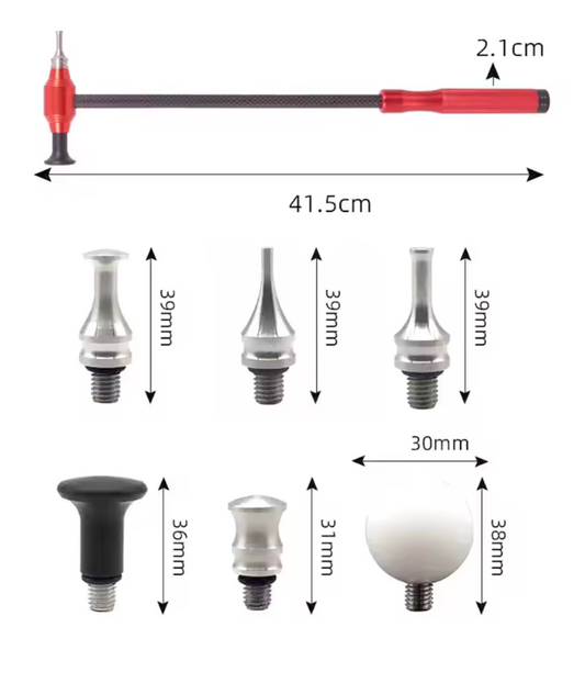 PDR Adjustable Hammer For Fine Line Dent Flattening