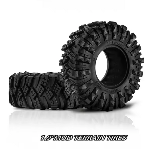 4pc Trep Tyres For RC 1:10 Scale Offroad Hobby Car
