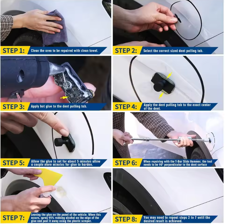 Paintless Dent Removal Kit. Guaranteed Results