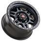 CSA MILITANT Offroad Wheels Satin Black & Satin Grey Black Lip