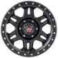 CSA MILITANT Offroad Wheels Satin Black & Satin Grey Black Lip