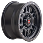 CSA MILITANT Offroad Wheels Satin Black & Satin Grey Black Lip
