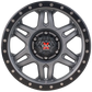 CSA MILITANT Offroad Wheels Satin Black & Satin Grey Black Lip