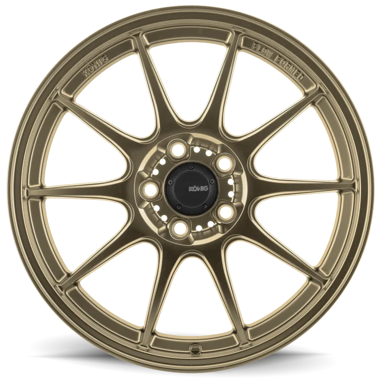 KONIG DEKAGRAM FLOW FORMED WHEELS GLOSS BRONZE, SEMI MATTE BLACK