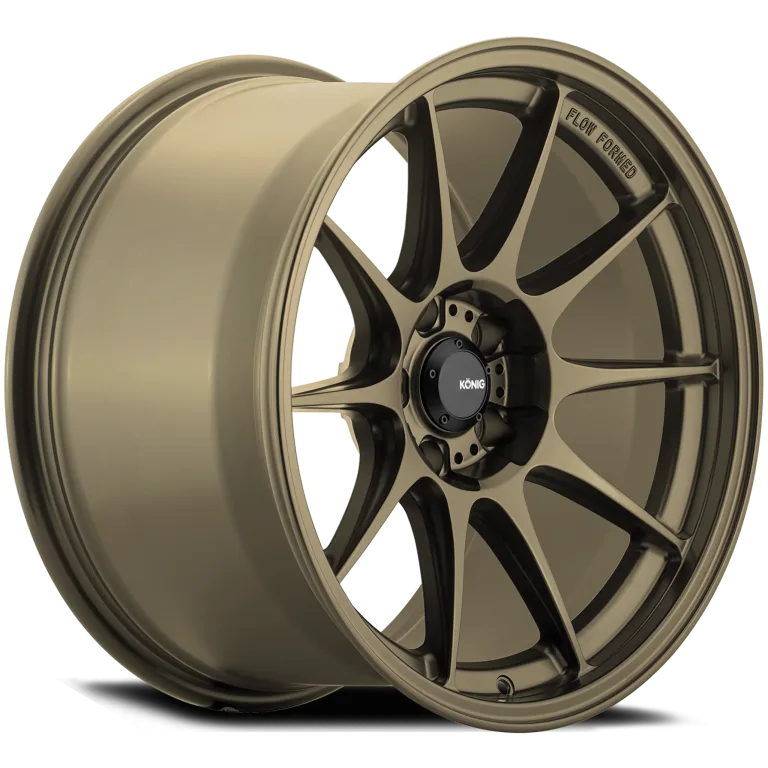 KONIG DEKAGRAM FLOW FORMED WHEELS GLOSS BRONZE, SEMI MATTE BLACK