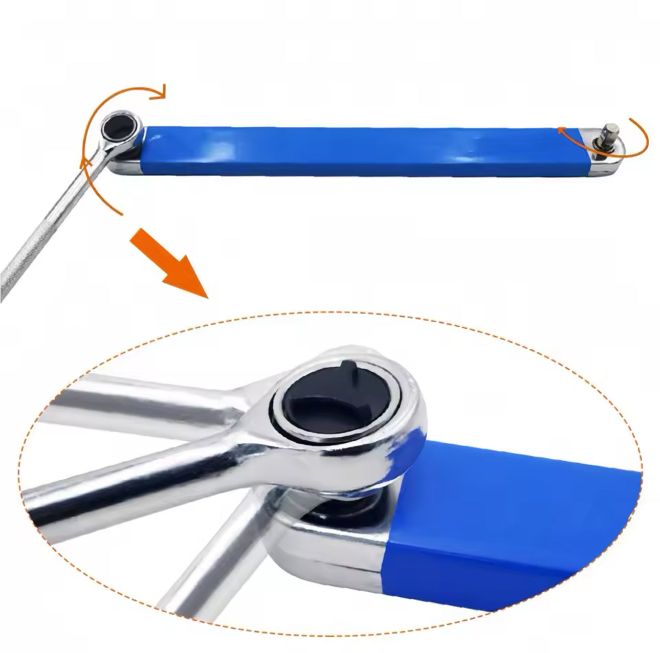 Offset Wrench Tool For Tight Spaces