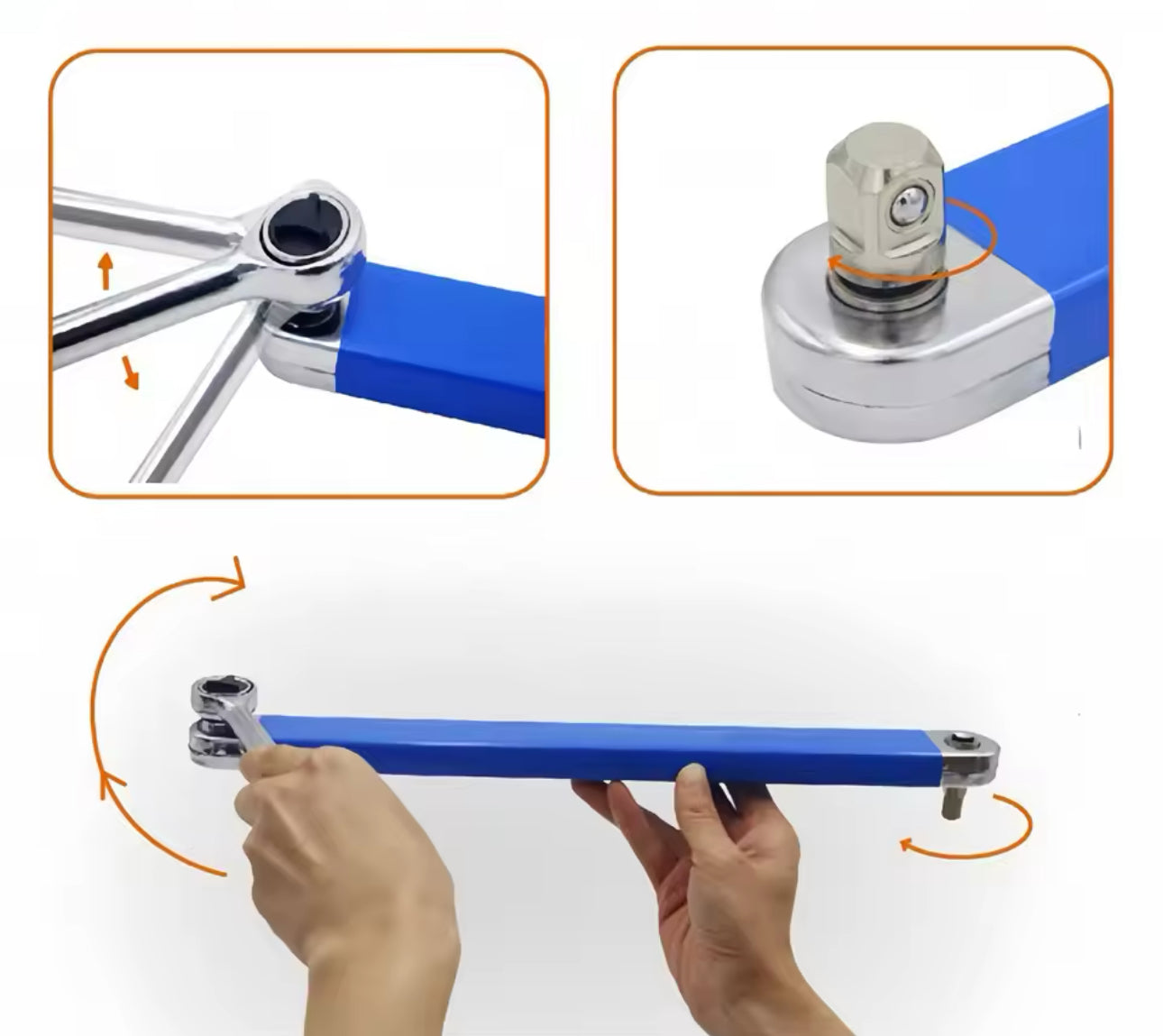 Offset Wrench Tool For Tight Spaces