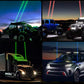 Led Laser Whip Light. SINGLE COLOUR
