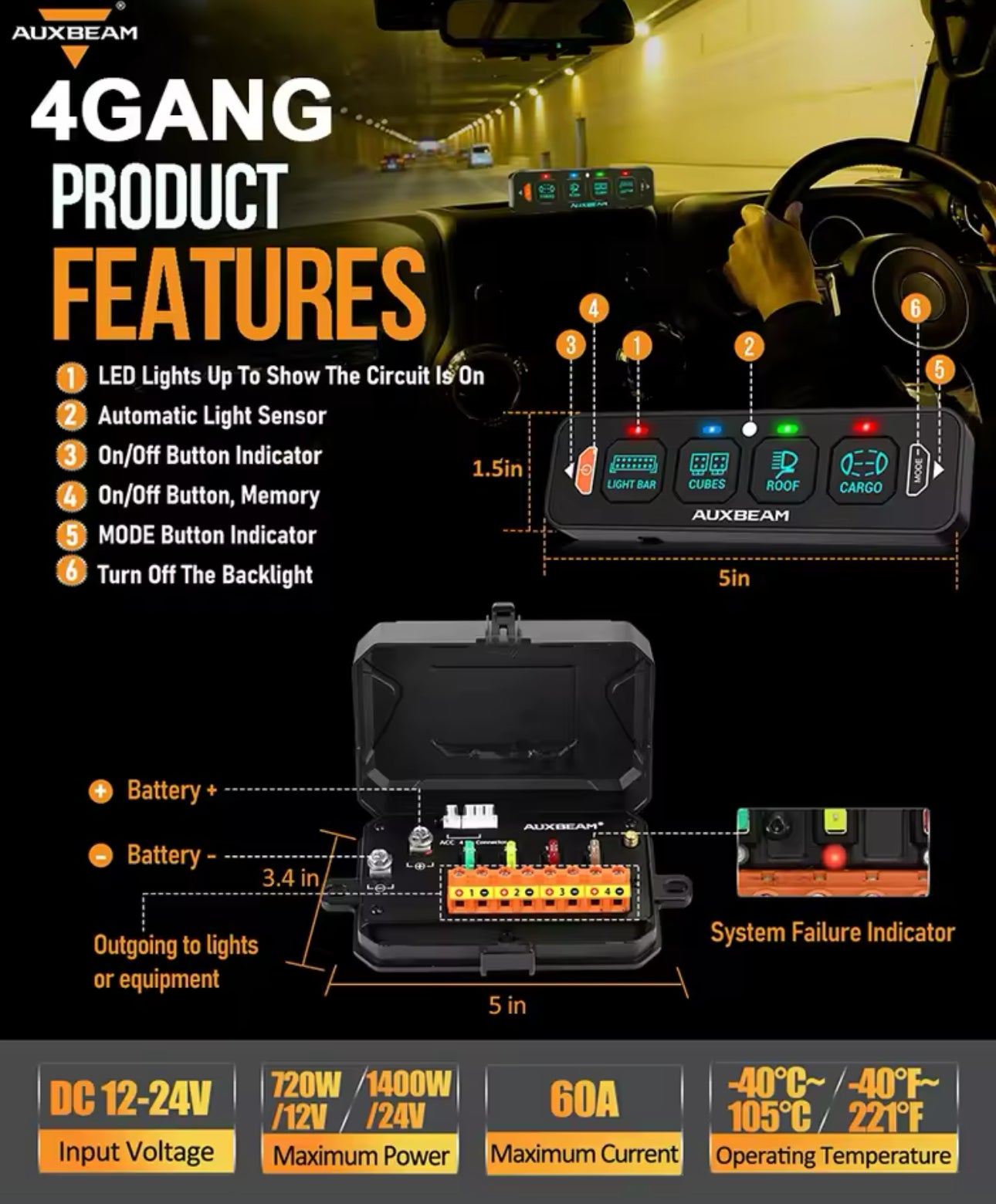 4/6 Gang Control Switch Panel Wireless