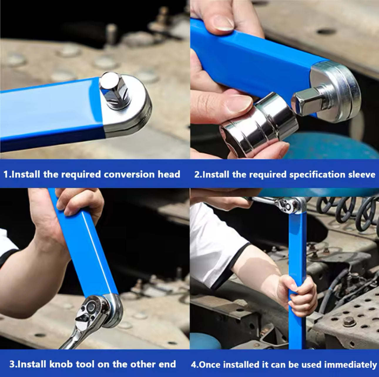 Offset Wrench Tool For Tight Spaces