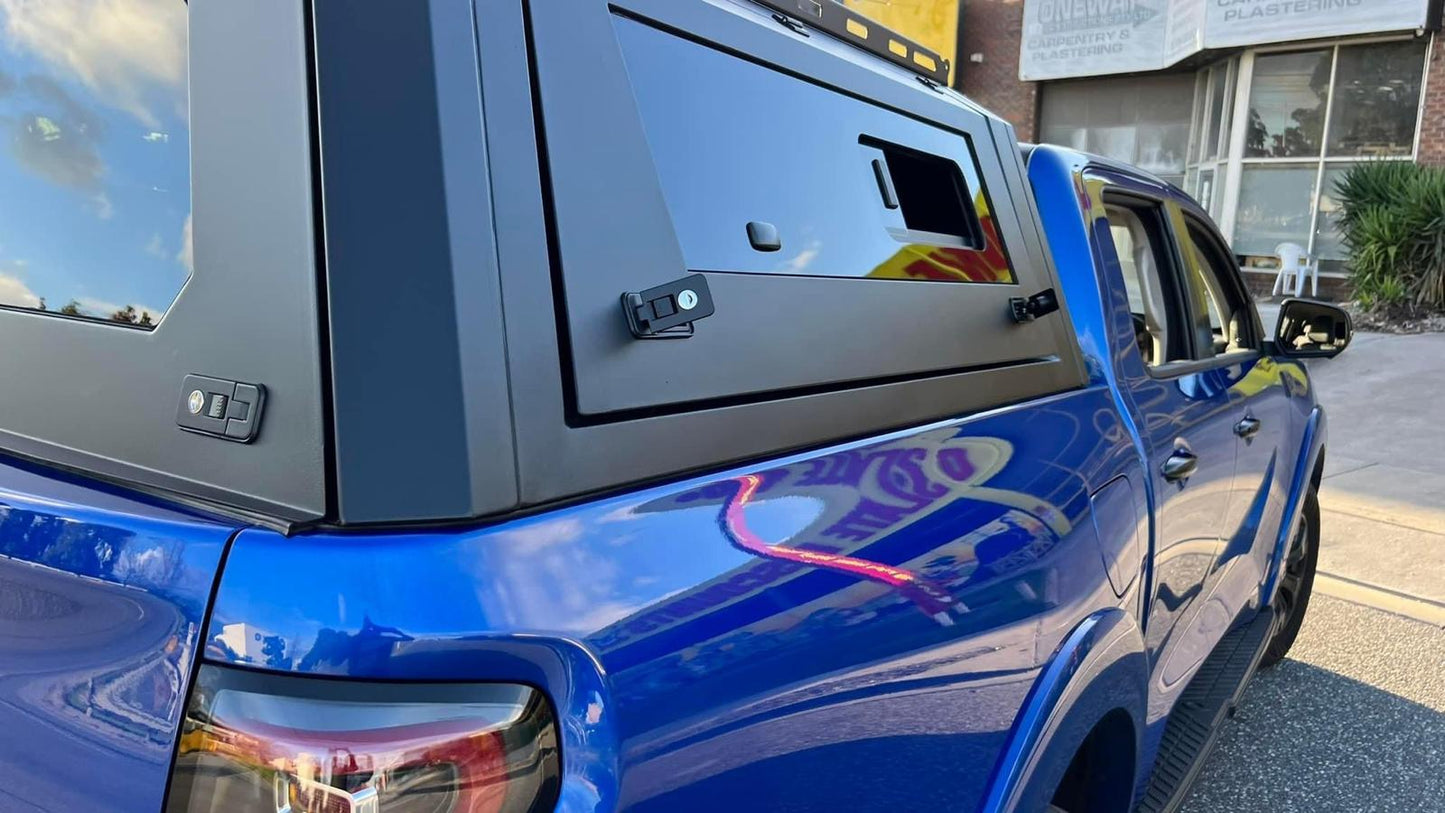GRG Aluminium Canopy For Mazda BT50 2012-08/2020 Dual Cab 4 Sided Windows Toughened Glass