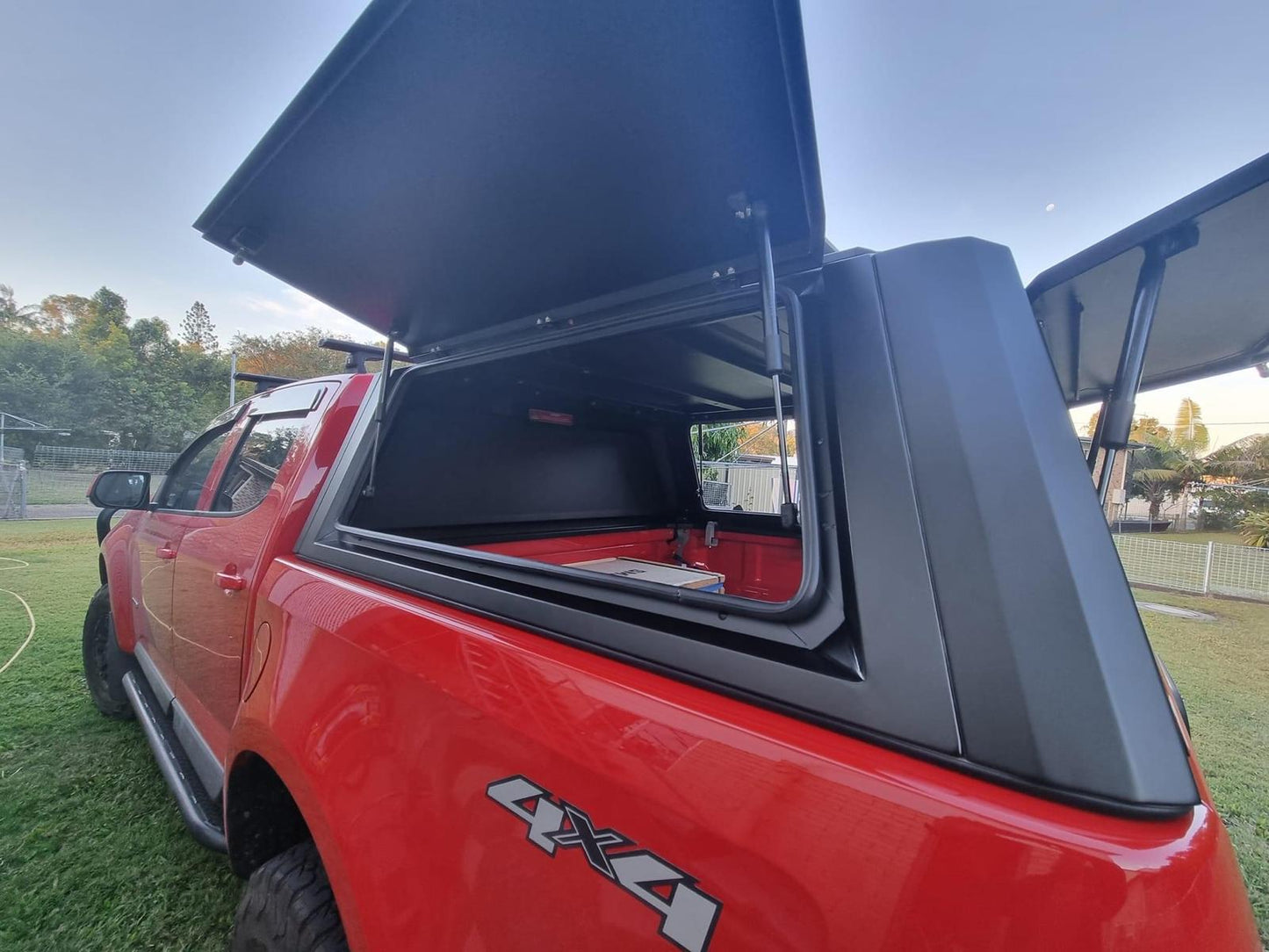 GRG Aluminium Canopy For Mazda BT50 2012-08/2020 Dual Cab 4 Sided Windows Toughened Glass