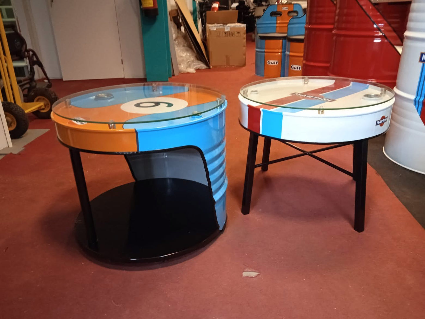 Oil Drum Custom Table. 1 Table