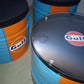 Oil Drum Furniture Custom 5pc Set. 4 Chairs 1 Table.