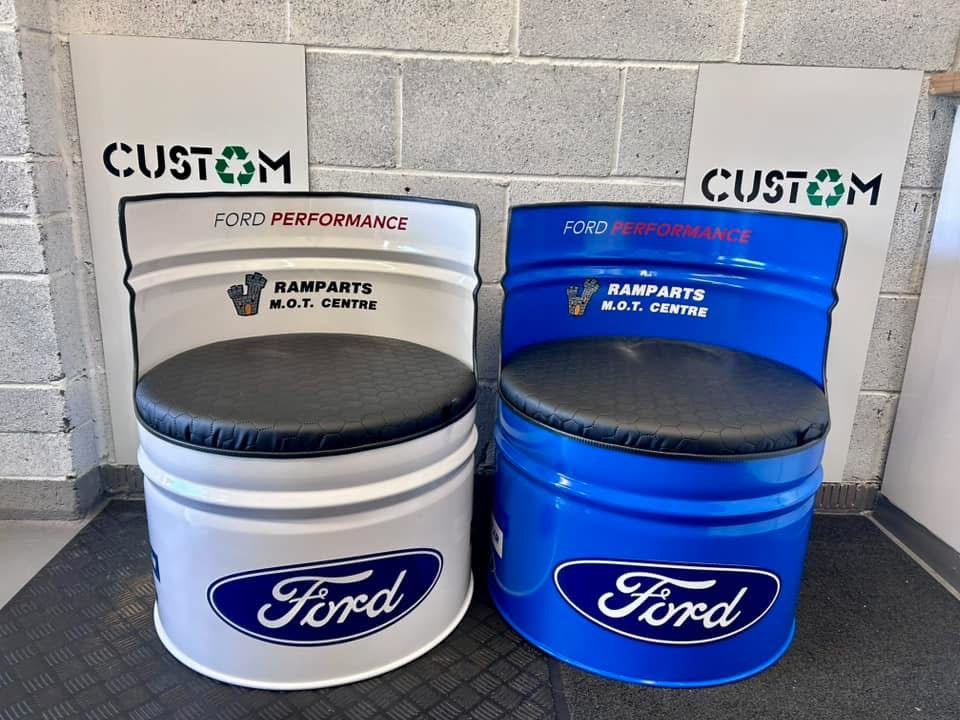 Oil Drum Chair Customised 1 Seat