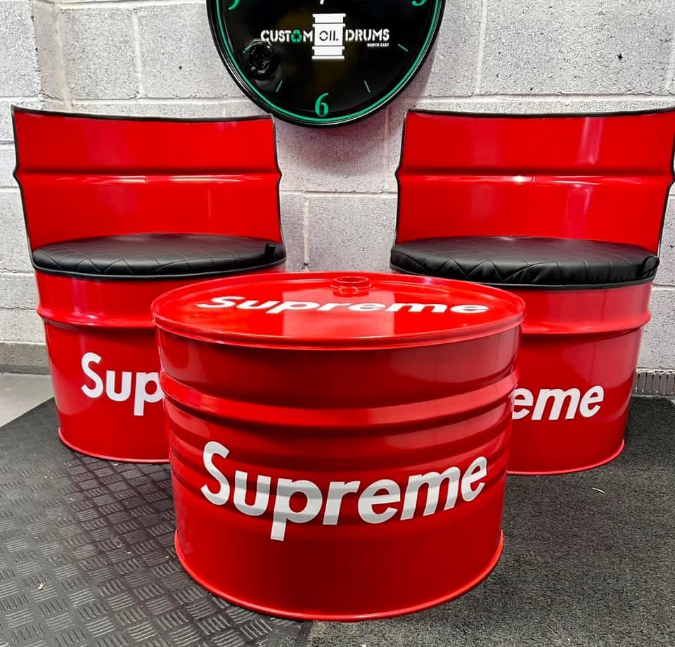 Oil Drum Custom Table. 1 Table
