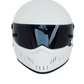 WHITE FULL FACE HELMET DOT/ECE CERTIFIED. TRACK AND STREET
