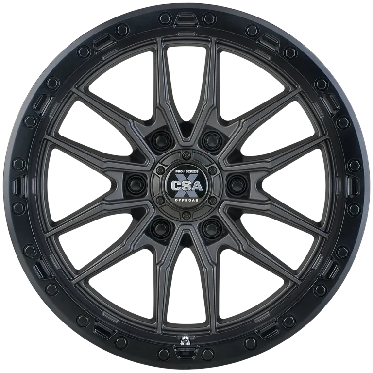 CSA RAZORBACK Off road Wheels Satin Graphite Black Lip