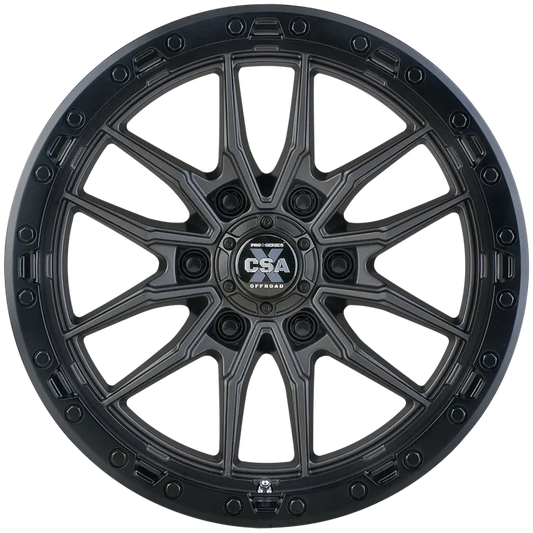 CSA RAZORBACK Off road Wheels Satin Graphite Black Lip