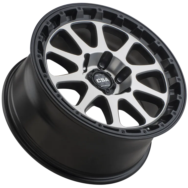 CSA RECOIL Offroad Wheels Full Machined, Satin Black, SB Machined Face,