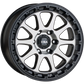 CSA RECOIL Offroad Wheels Full Machined, Satin Black, SB Machined Face,