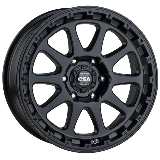CSA RECOIL Offroad Wheels Full Machined, Satin Black, SB Machined Face,