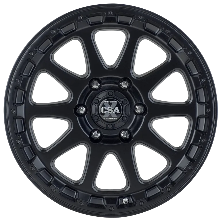 CSA RECOIL Offroad Wheels Full Machined, Satin Black, SB Machined Face,