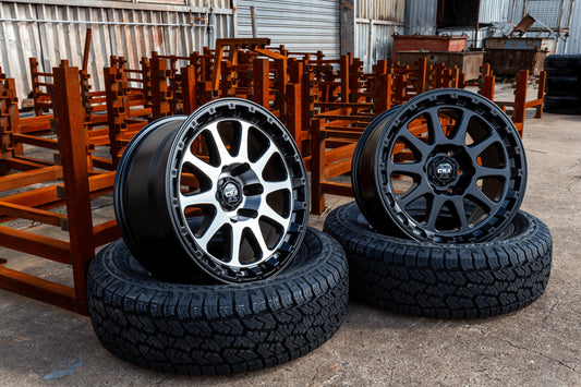 CSA RECOIL Offroad Wheels Full Machined, Satin Black, SB Machined Face,