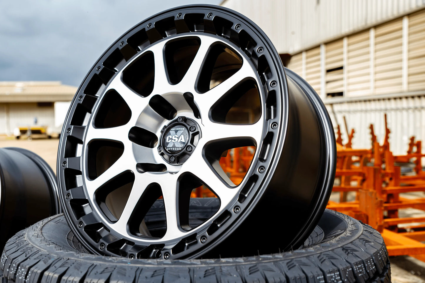 CSA RECOIL Offroad Wheels Full Machined, Satin Black, SB Machined Face,