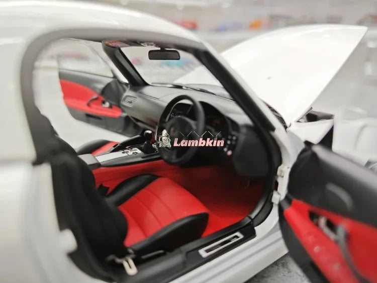 MotorHelix 1:18 For Honda S2000 AP2 Limited Edition Simulation Alloy Car Model  With Engine