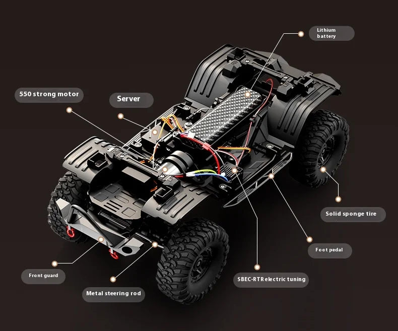 1:10 SCALE 4X4 RC CAR PROFESSIONAL HOBBY RC ROCK CRAWLER