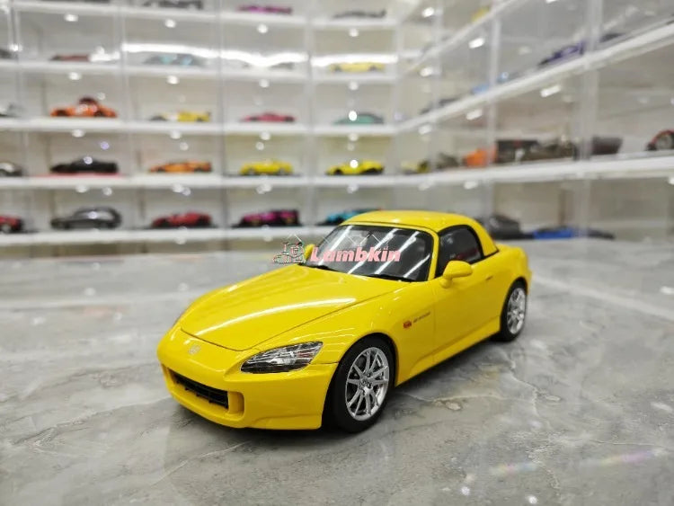 MotorHelix 1:18 For Honda S2000 AP2 Limited Edition Simulation Alloy Car Model  With Engine