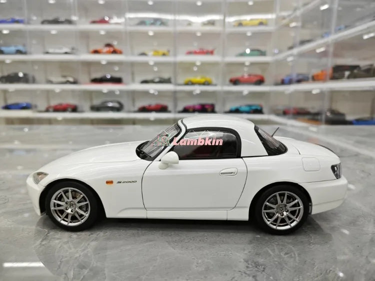 MotorHelix 1:18 For Honda S2000 AP2 Limited Edition Simulation Alloy Car Model  With Engine