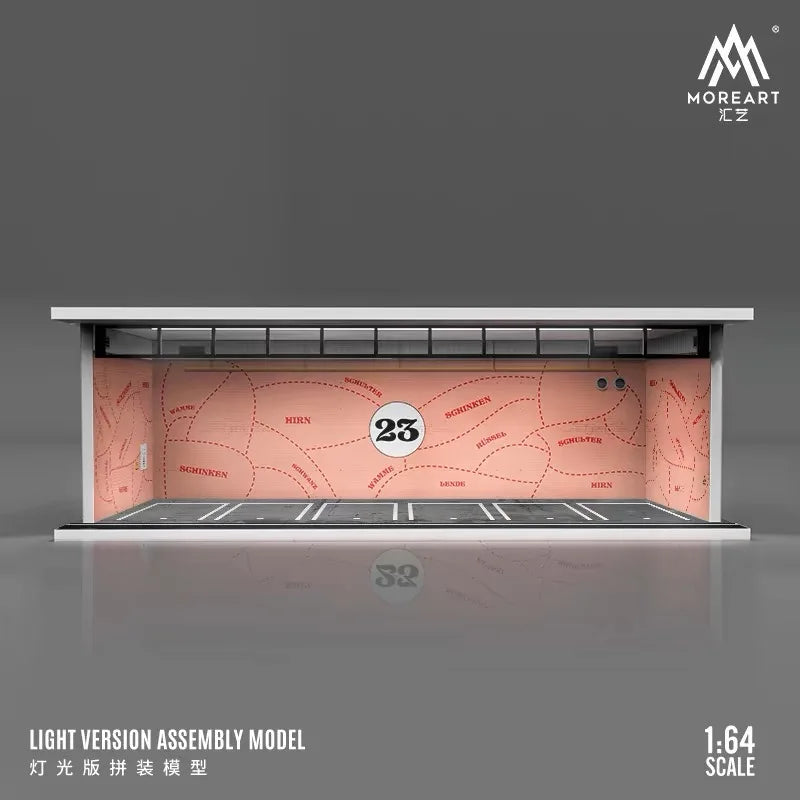JDM 1:64 DISPLAY GARAGE CASE FOR CAR MODELS WITH LED LIGHT