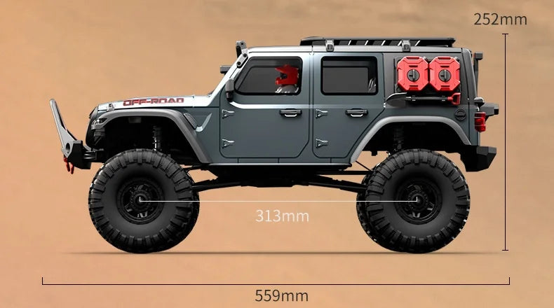 1:10 SCALE 4X4 RC CAR PROFESSIONAL HOBBY RC ROCK CRAWLER