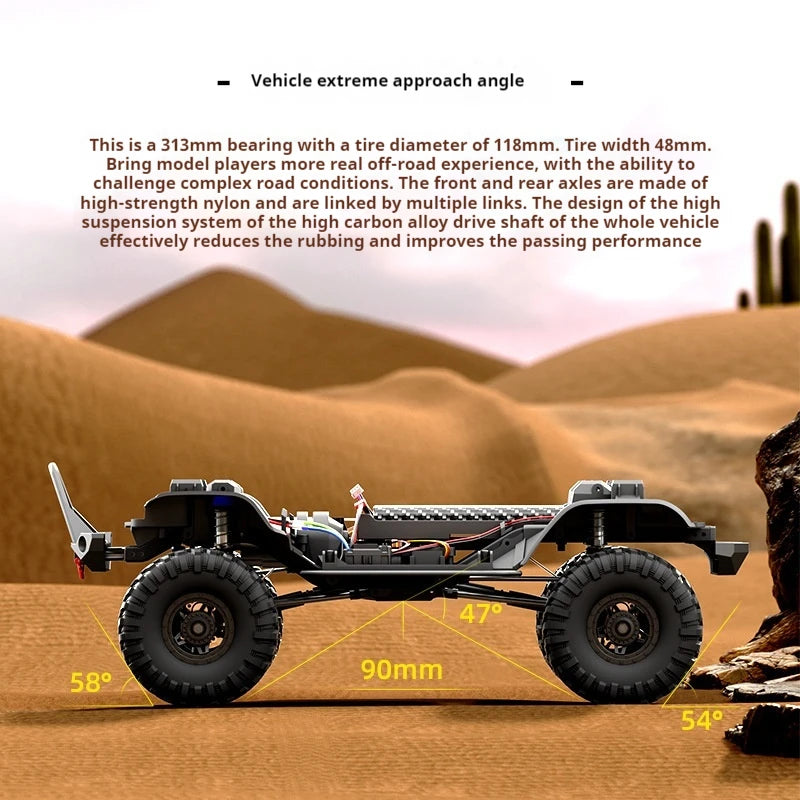 1:10 SCALE 4X4 RC CAR PROFESSIONAL HOBBY RC ROCK CRAWLER